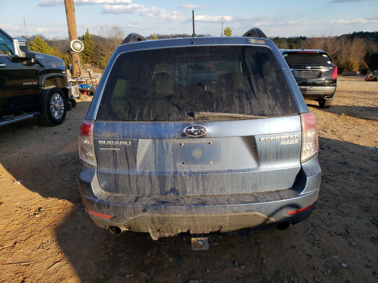 2010 Subaru Forester VIN JF2SH6DC5AH737806 Copart auction photo, front end / side damage thumbnail 6