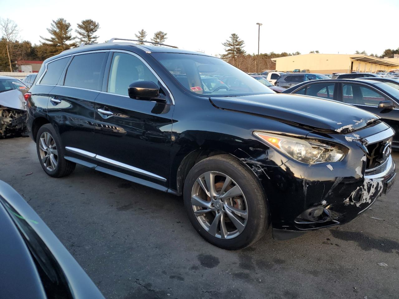 2013 Infiniti JX VIN 5N1AL0MM9DC326680 Copart auction photo, front end / minor dent/scratches damage thumbnail 4