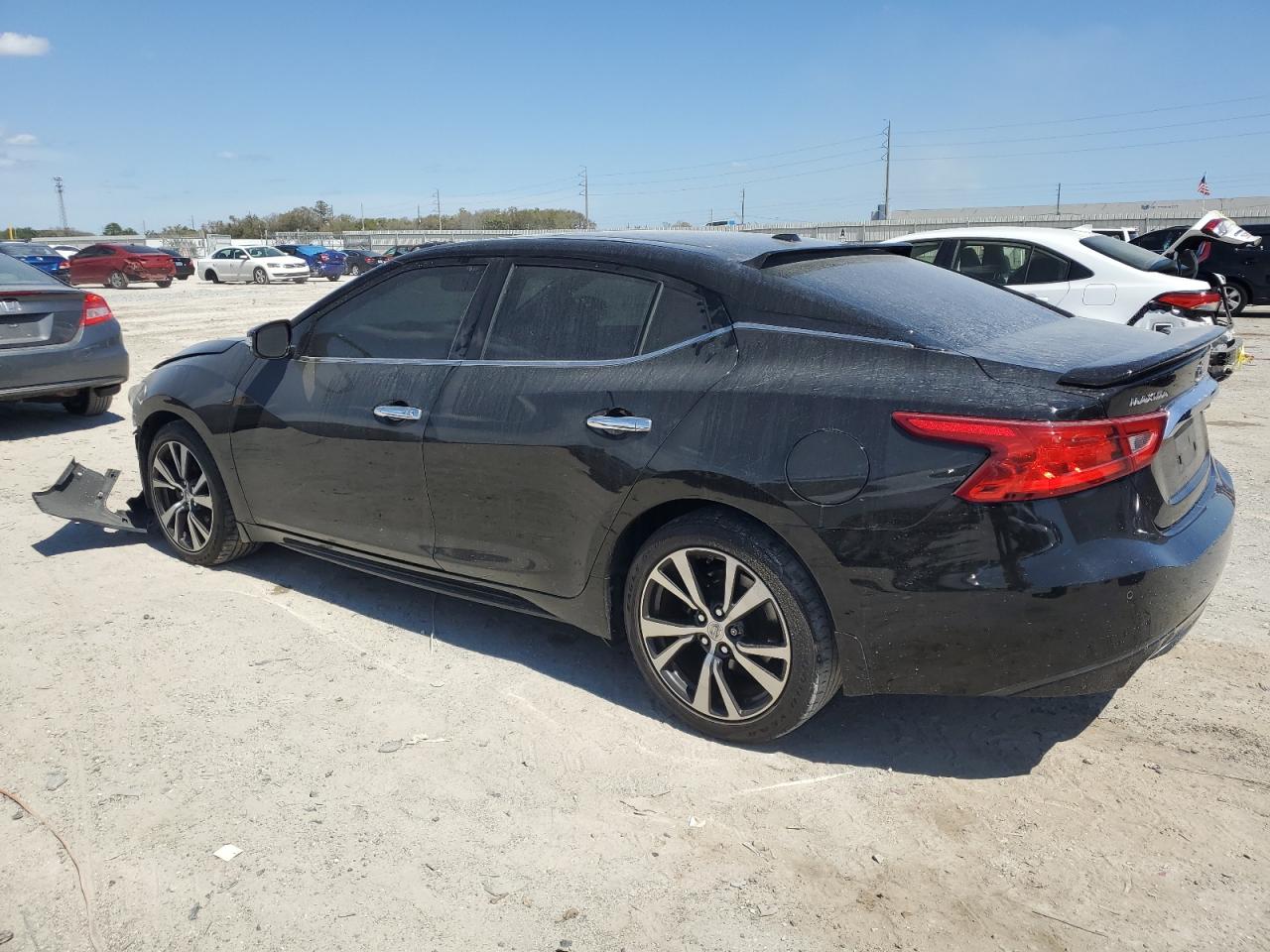 2017 Nissan Maxima VIN 1N4AA6AP8HC382150 Copart auction photo, front end damage thumbnail 2