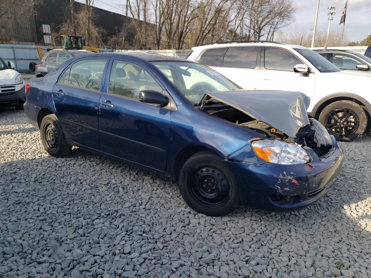 2008 Toyota Corolla VIN 2T1BR32E18C911870 Copart auction photo, front end / minor dent/scratches damage thumbnail 4