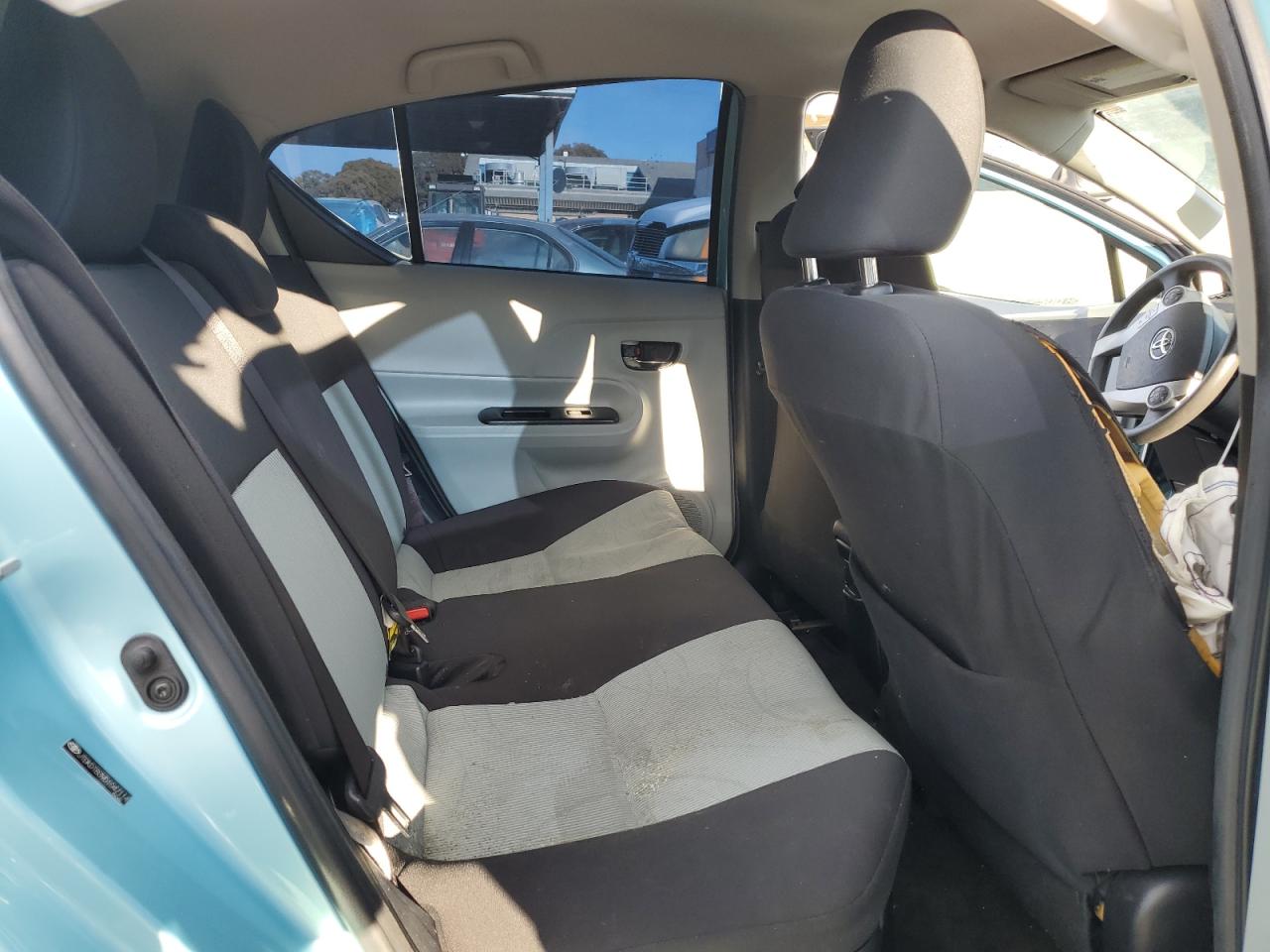 2013 Toyota Prius VIN JTDKDTB39D1047114 Copart auction photo, side damage thumbnail 10