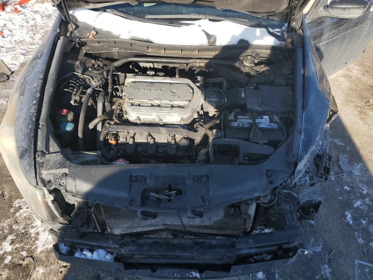 2010 Honda Accord VIN 1HGCP3F8XAA025024 Copart auction photo, front end / side damage thumbnail 11