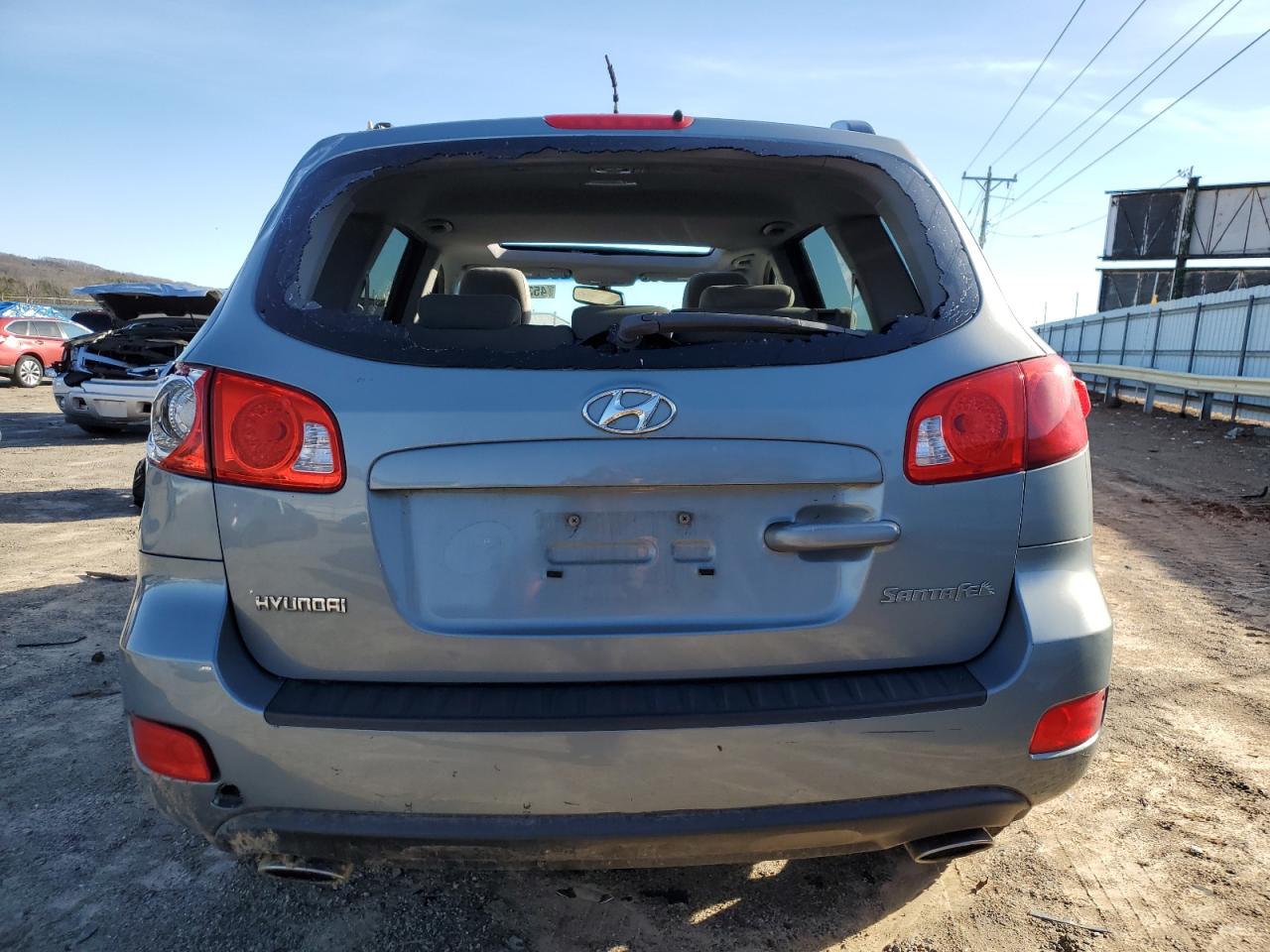 2009 Hyundai Santa Fe VIN 5NMSH13E89H303796 Copart auction photo, all over damage thumbnail 6