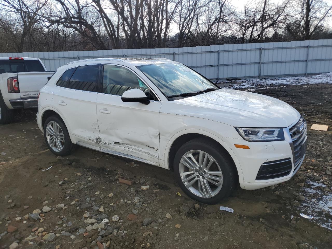 2018 Audi Q5 VIN WA1BNAFY9J2081030 Copart auction photo, side damage thumbnail 4