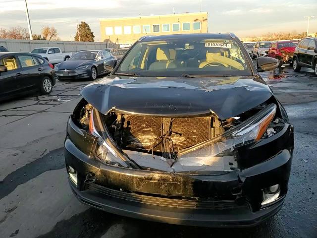 2015 Toyota Highlander VIN 5TDDKRFH4FS122458 Copart auction photo, front end damage thumbnail 14