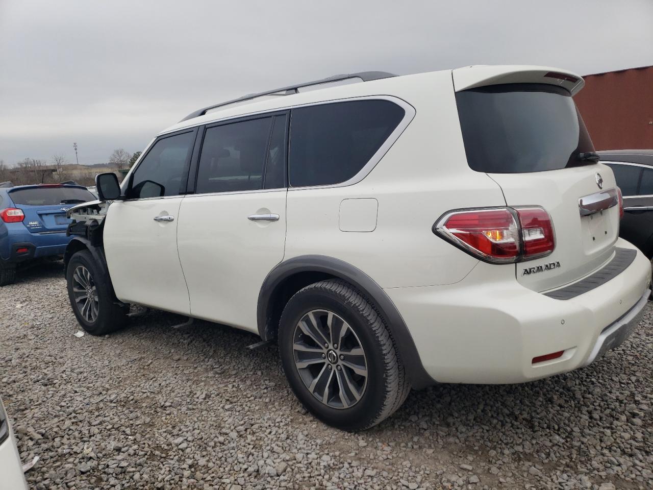 2017 Nissan Armada VIN JN8AY2ND6H9006806 Copart auction photo, front end damage thumbnail 2
