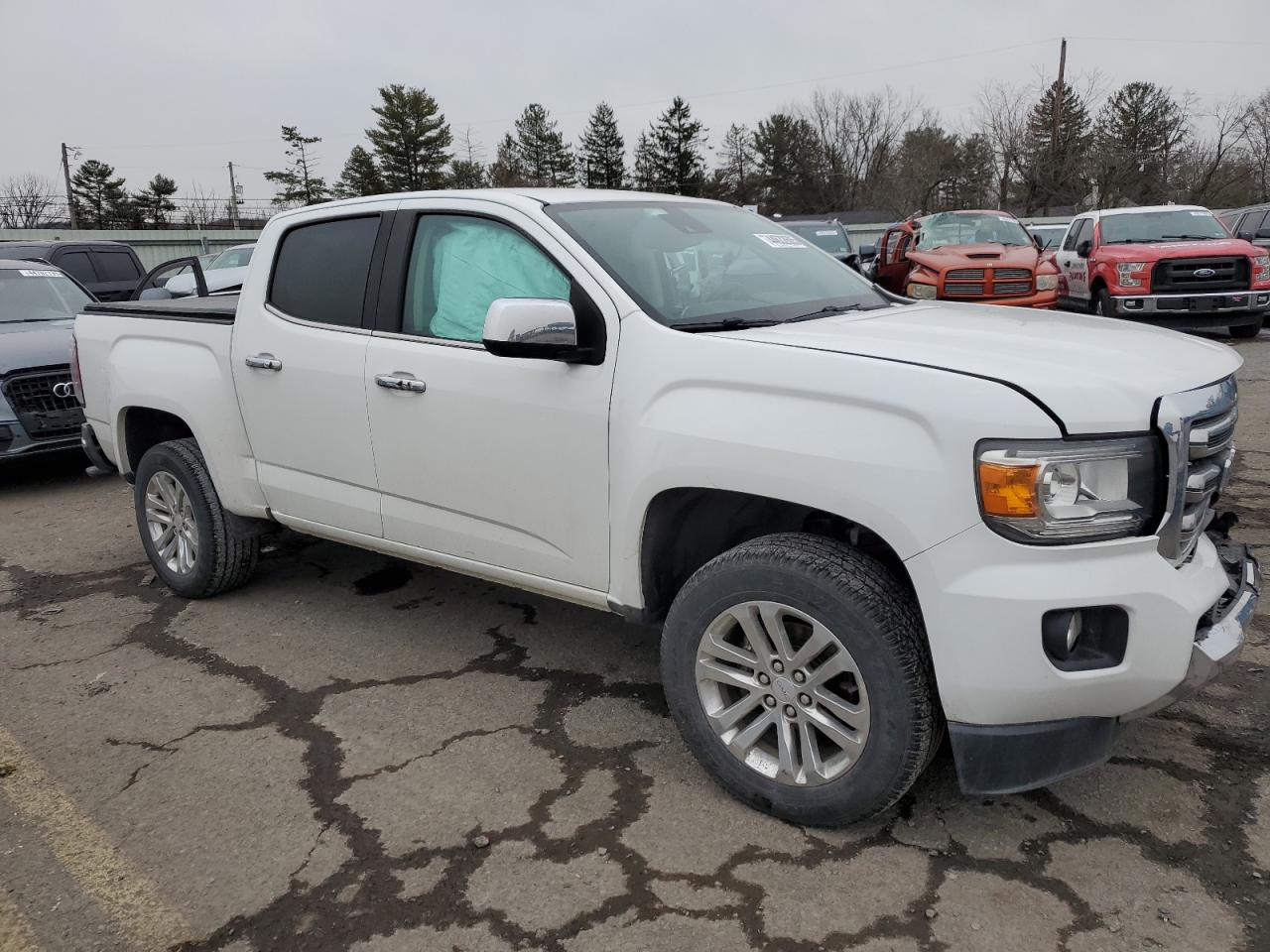 2018 GMC Canyon VIN 1GTG6DEN9J1112025 Copart auction photo, front end damage thumbnail 4