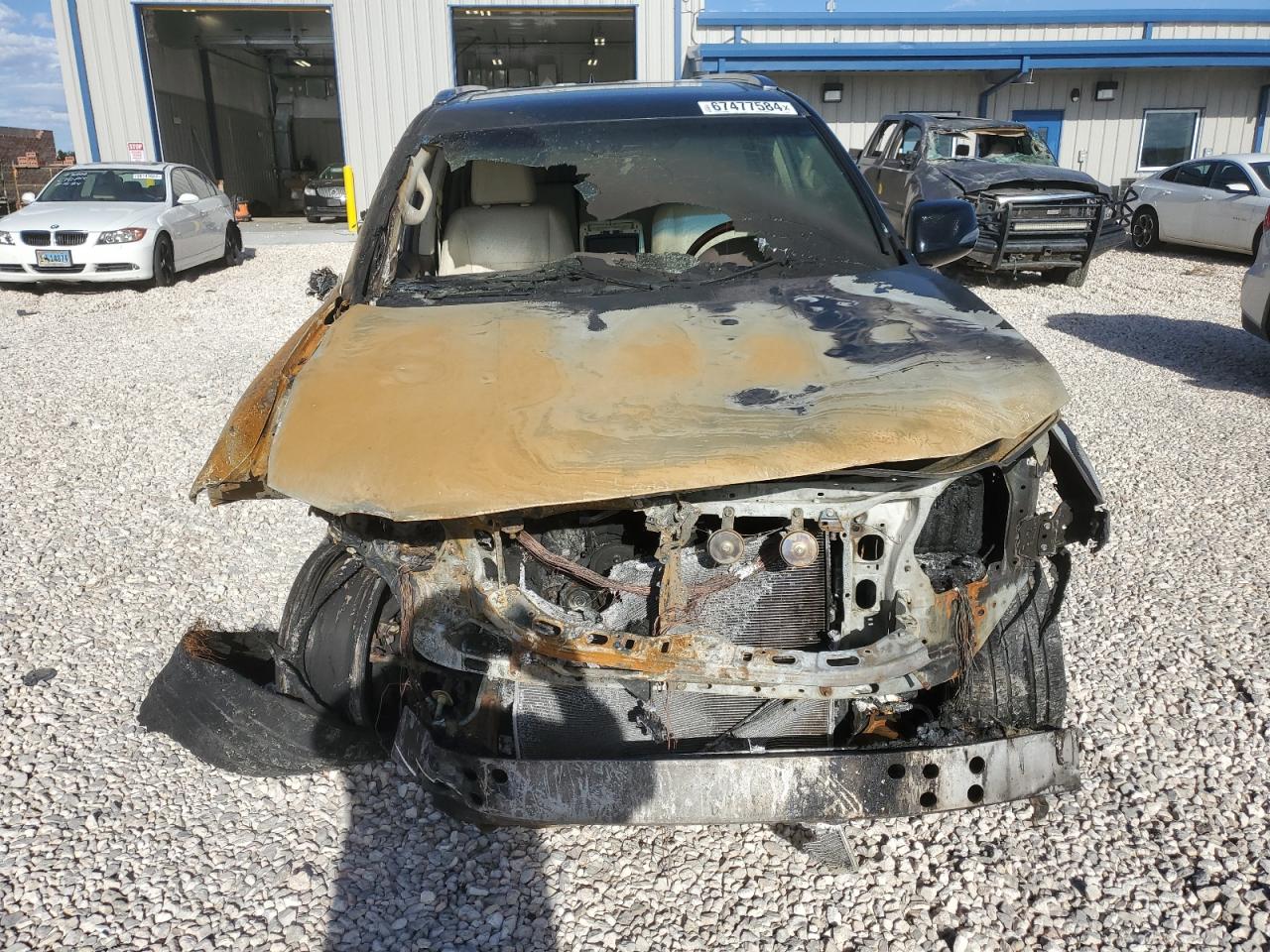 2013 Lexus GX VIN JTJJM7FX6D5061381 Copart auction photo, burn damage thumbnail 5
