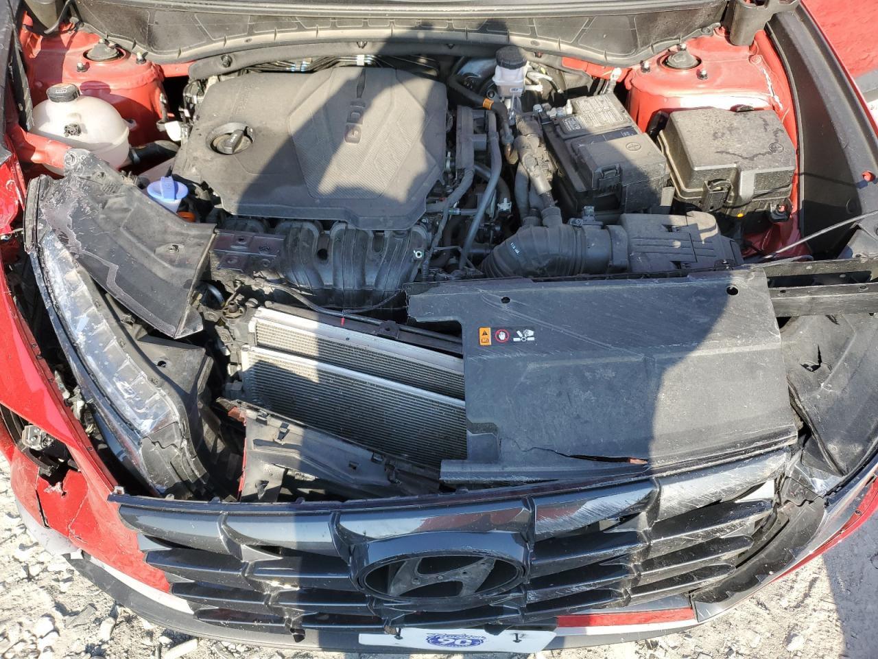2022 Hyundai Tucson VIN 5NMJFCAE2NH093268 Copart auction photo, front end damage thumbnail 12