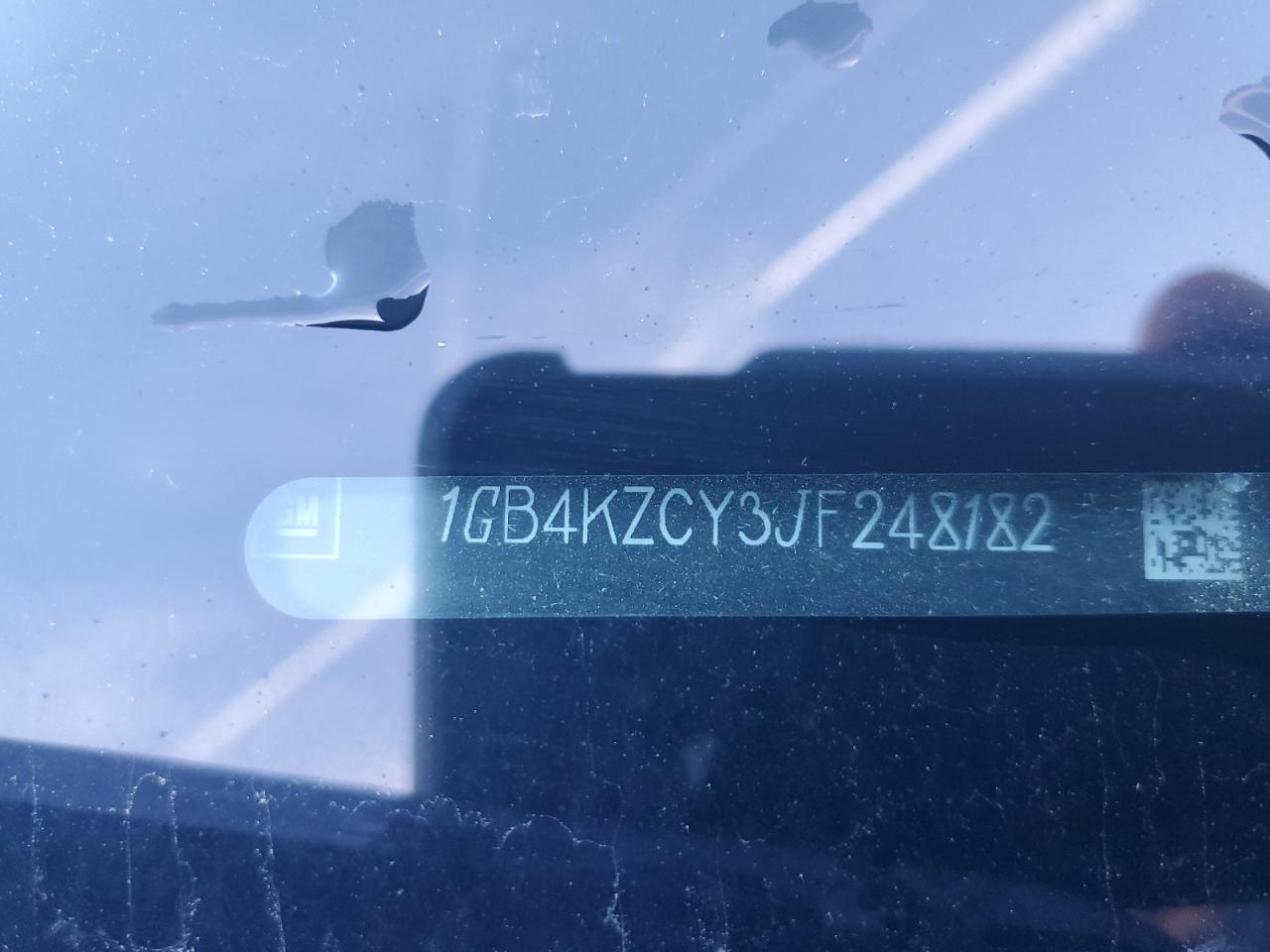 2018 Chevrolet Silverado VIN 1GB4KZCY3JF248182 Copart auction photo, front end damage thumbnail 12