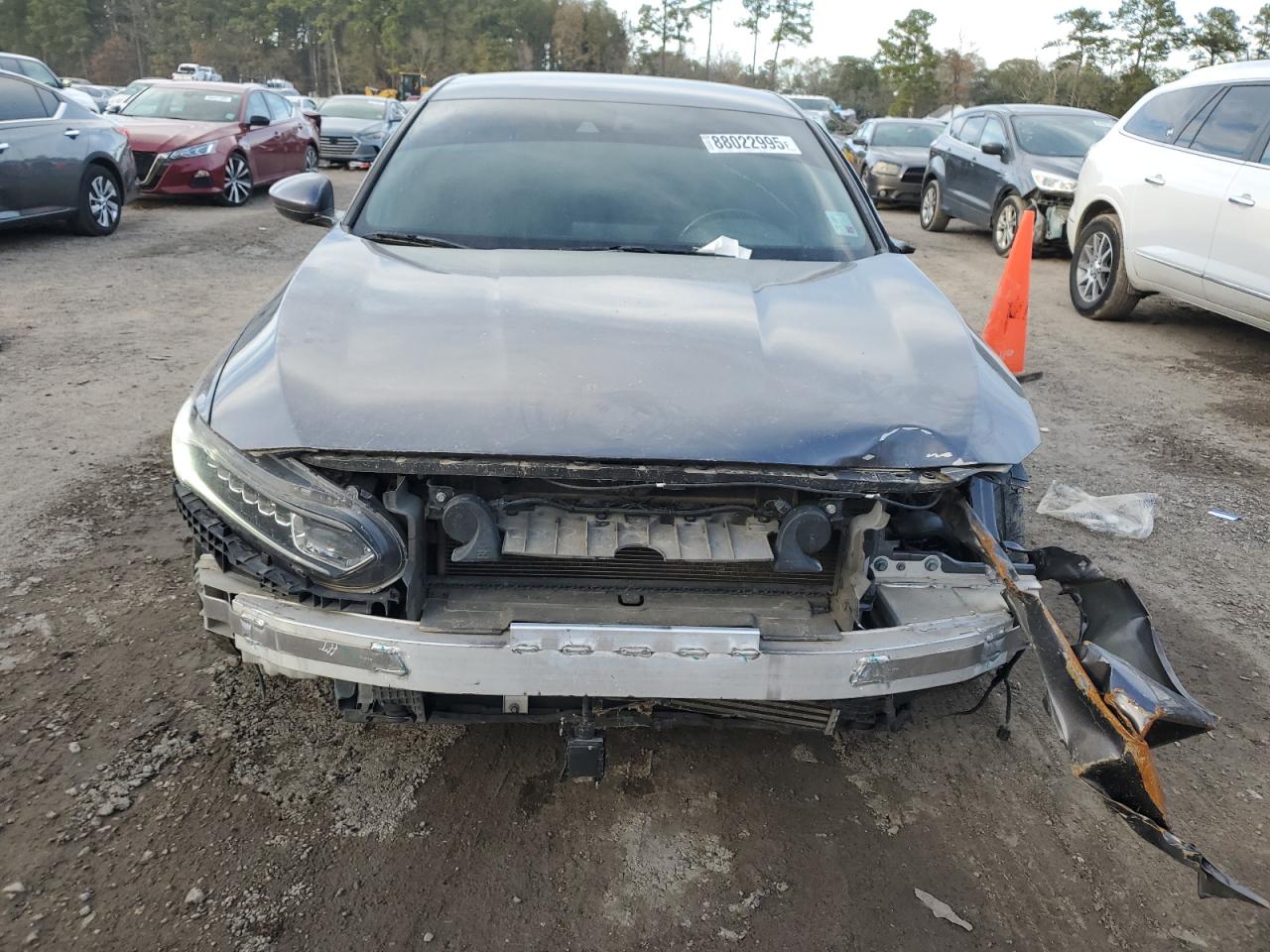 2018 Honda Accord VIN 1HGCV1F37JA205463 Copart auction photo, all over damage thumbnail 5