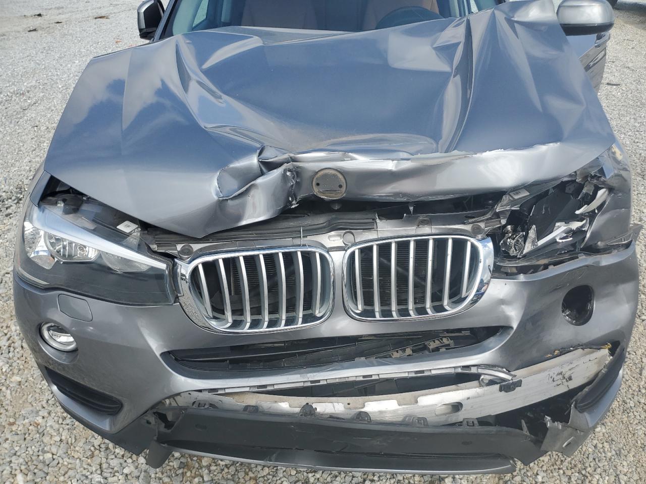 2017 BMW X3 VIN 5UXWZ7C33H0V90137 Copart auction photo, front end damage thumbnail 13