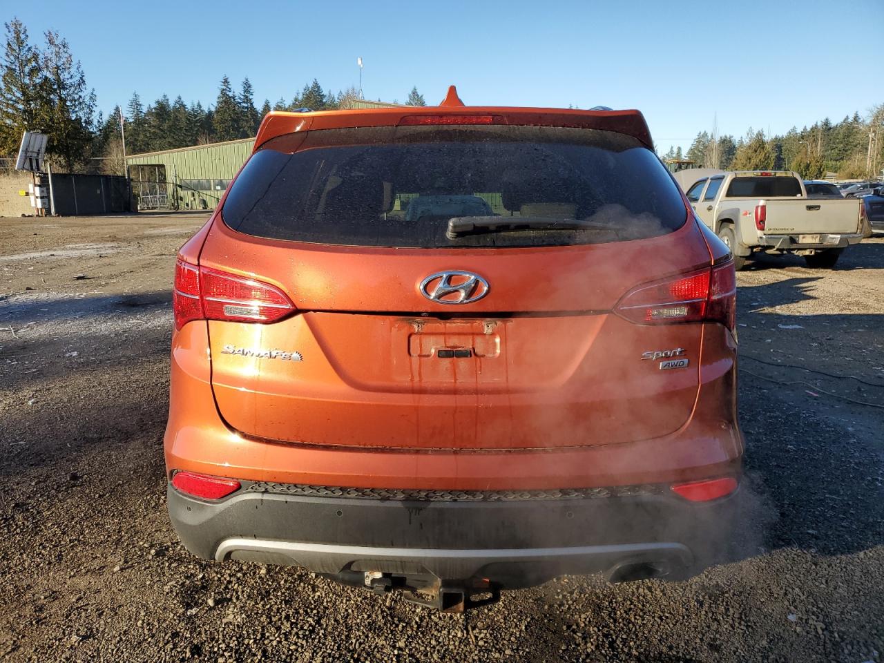 2014 Hyundai Santa Fe VIN 5XYZUDLBXEG135357 Copart auction photo, side damage thumbnail 6