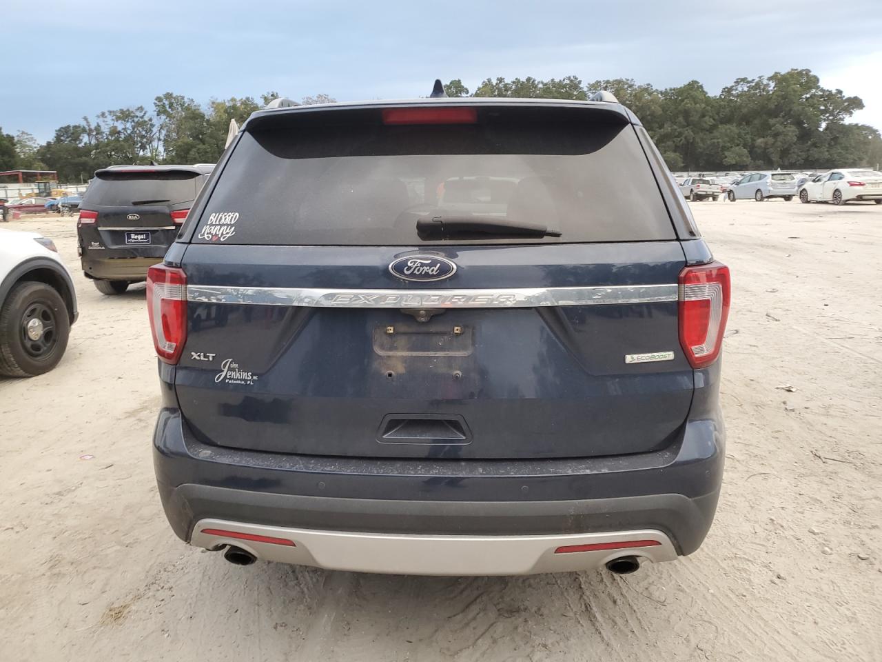2017 Ford Explorer VIN 1FM5K7DH4HGC52051 Copart auction photo, front end / side damage thumbnail 6