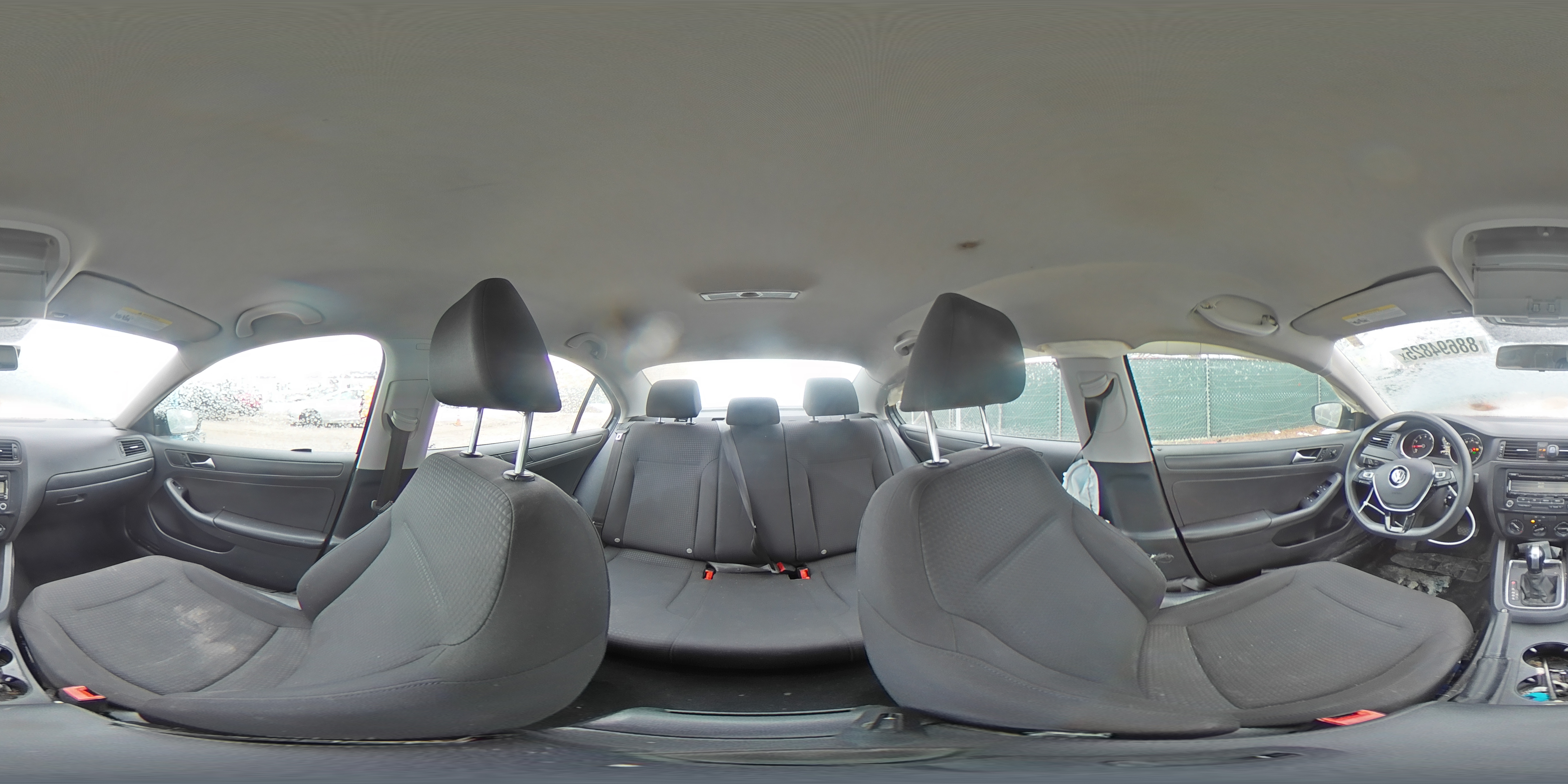 2015 Volkswagen Jetta VIN 3VW2K7AJXFM279236 Copart auction photo, rear end damage thumbnail 13