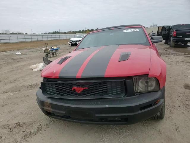 2008 Ford Mustang VIN 1ZVHT84N085185936 Copart auction photo, front end / side damage thumbnail 11