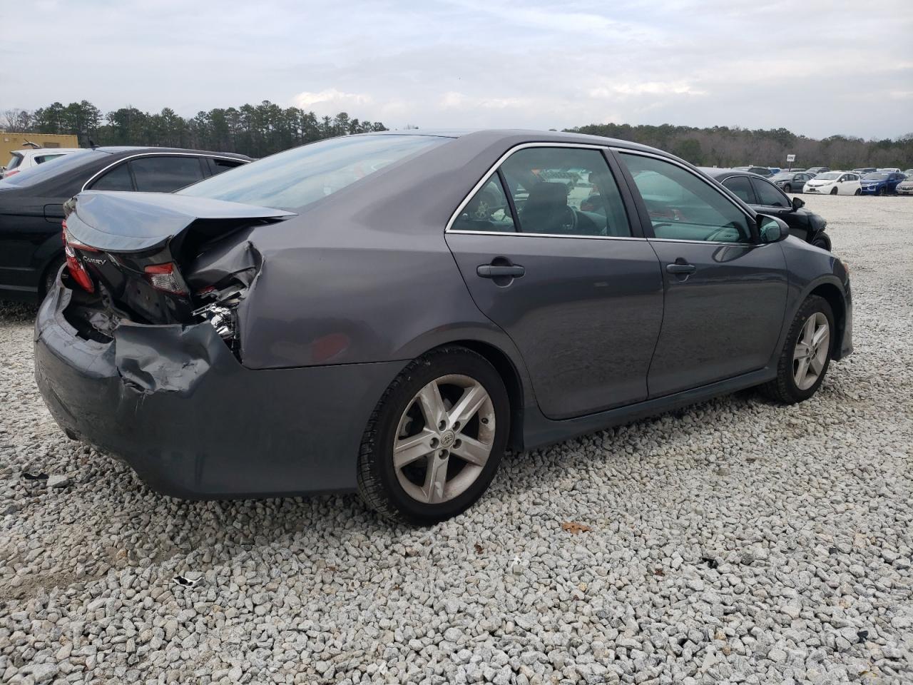 2014 Toyota Camry VIN 4T1BF1FKXEU370597 Copart auction photo, rear end damage thumbnail 3