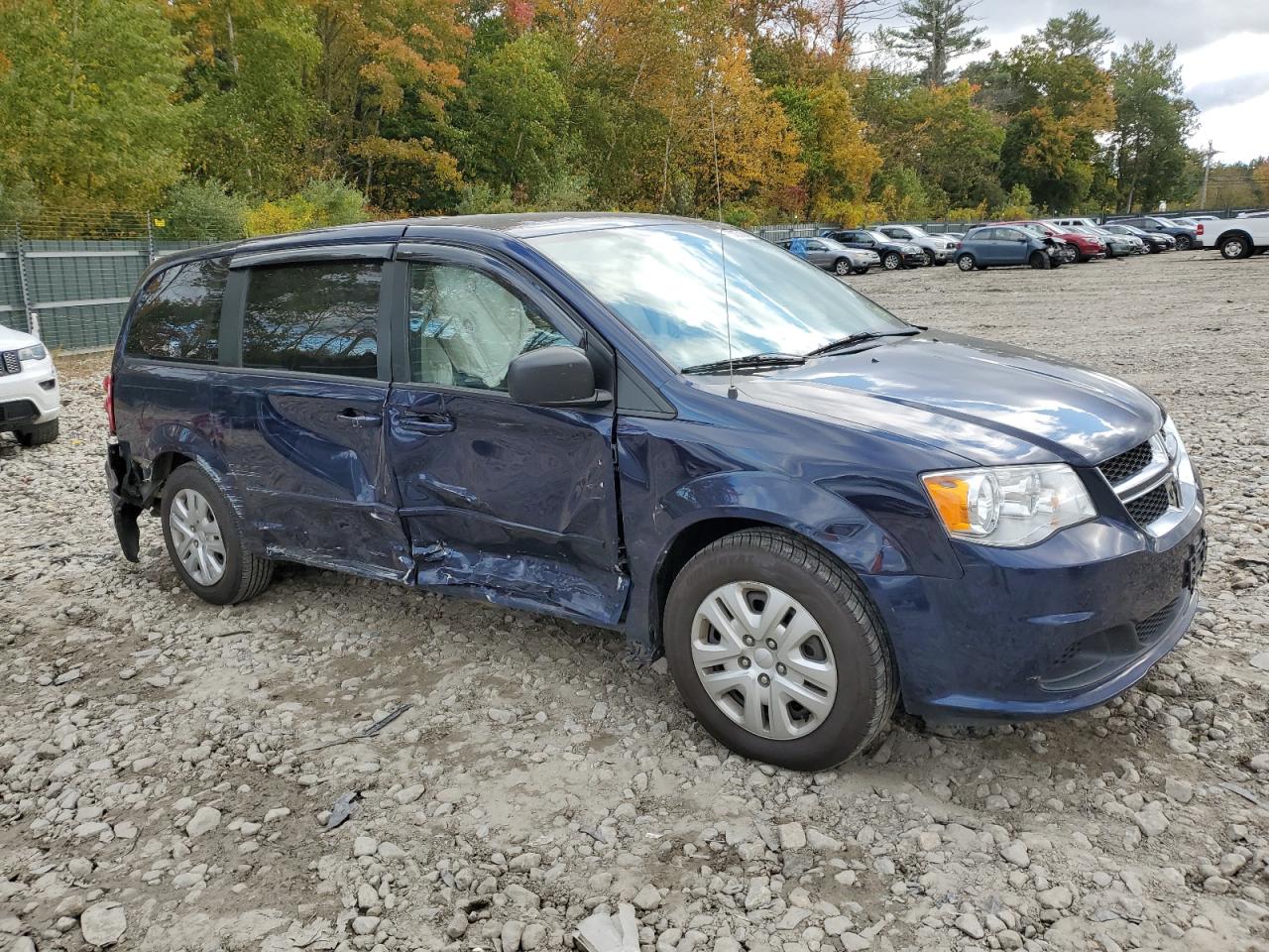 2017 Dodge Caravan VIN 2C4RDGBG7HR619291 Copart auction photo, side damage thumbnail 4