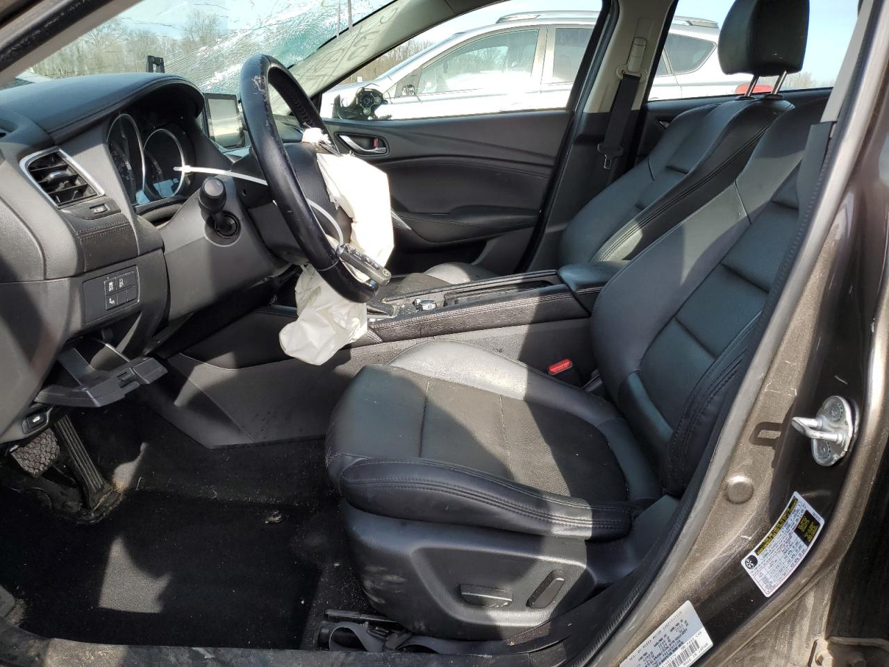 2016 Mazda 6 VIN JM1GJ1V54G1485379 Copart auction photo, front end / side damage thumbnail 7