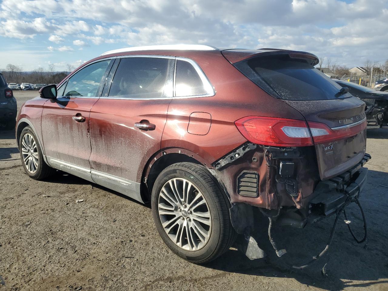 2016 Lincoln MKX VIN 2LMTJ8LR6GBL77332 Copart auction photo, rear end / front end damage thumbnail 2