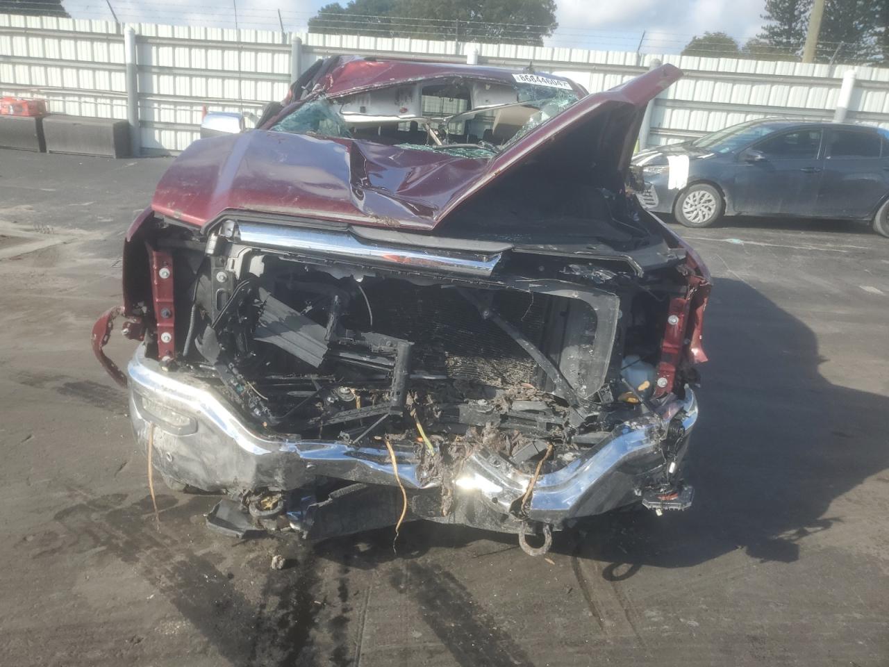 2017 GMC Sierra VIN 3GTU2NEC8HG188849 Copart auction photo, all over / rollover damage thumbnail 5