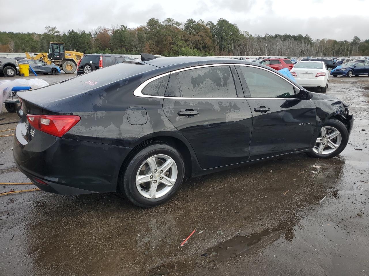 2019 Chevrolet Malibu VIN 1G1ZC5ST6KF124561 Copart auction photo, front end / side damage thumbnail 3