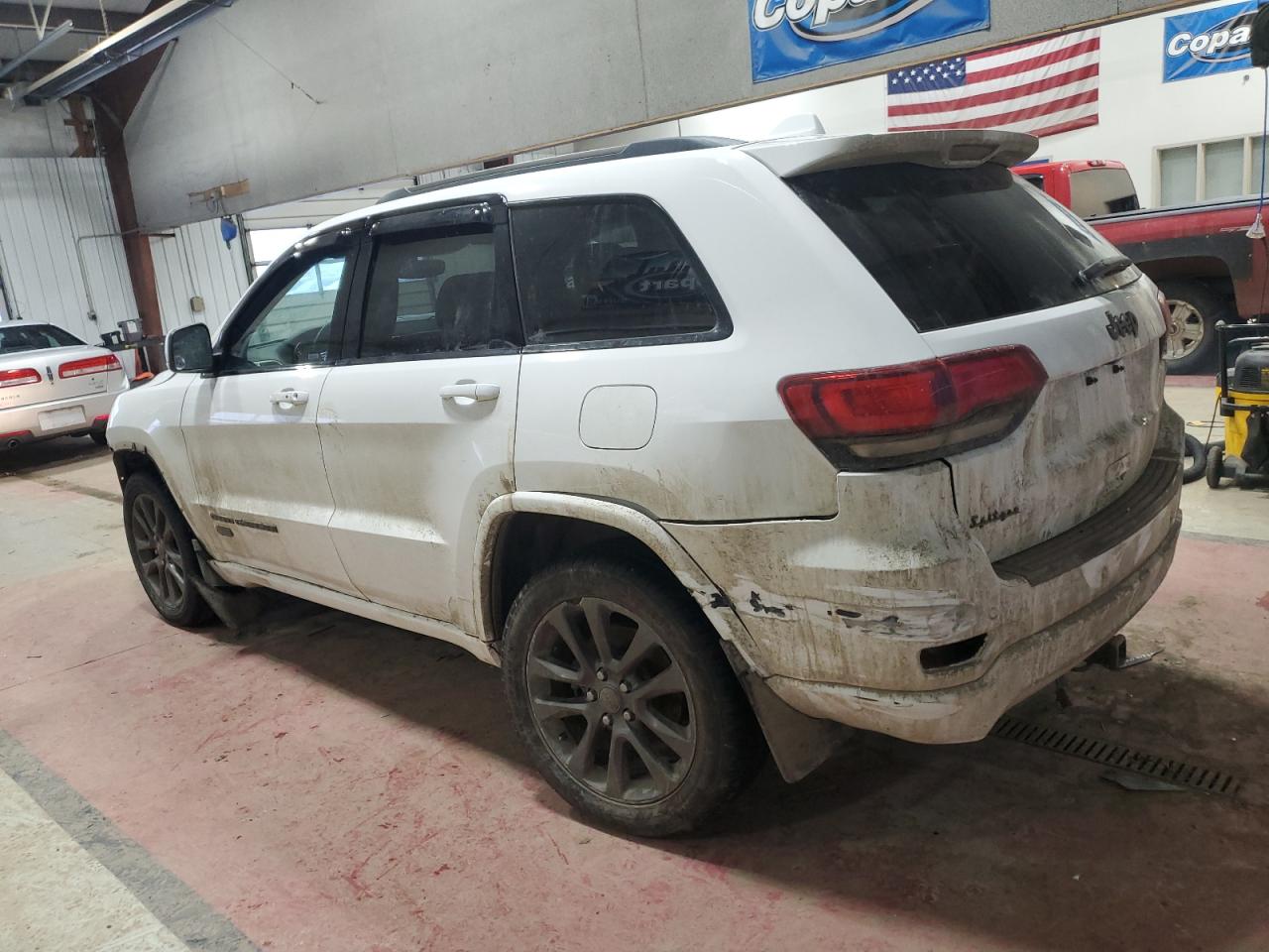 2017 Jeep Grand Cherokee VIN 1C4RJFBG3HC695344 Copart auction photo, all over damage thumbnail 2