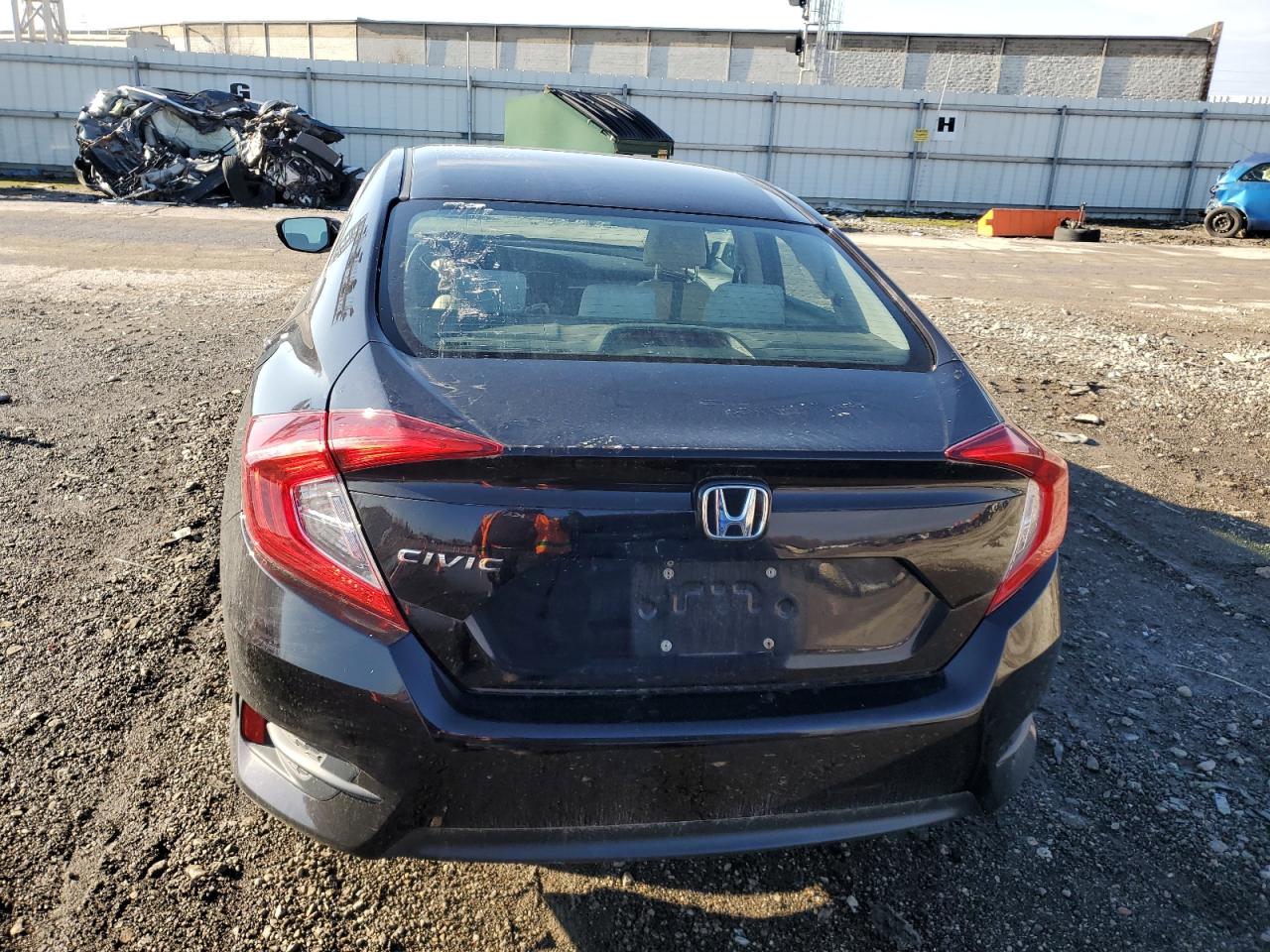 2016 Honda Civic VIN 19XFC2F51GE008531 Copart auction photo, all over damage thumbnail 6