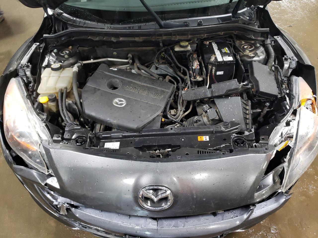 2011 Mazda 3 VIN JM1BL1K56B1486664 Copart auction photo, front end / mechanical damage thumbnail 11
