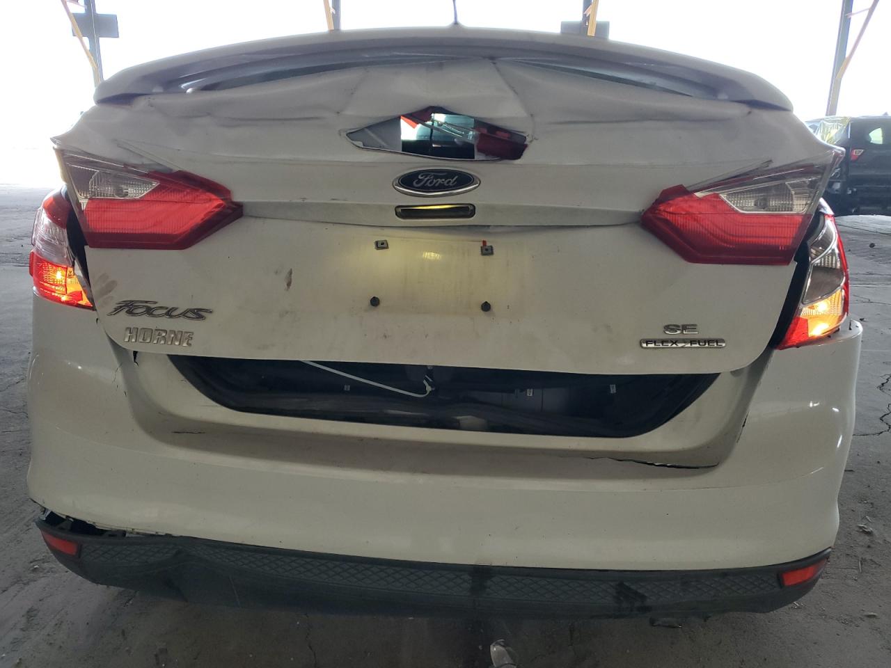 2013 Ford Focus VIN 1FADP3F2XDL222398 Copart auction photo, rear end damage thumbnail 6