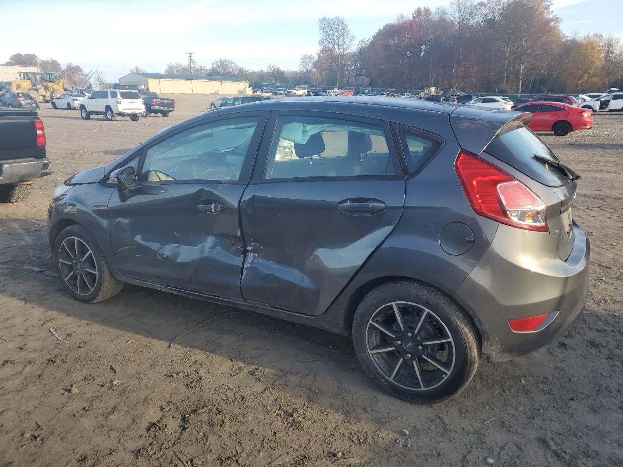 2018 Ford Fiesta VIN 3FADP4EJ4JM123763 Copart auction photo, side / minor dent/scratches damage thumbnail 2