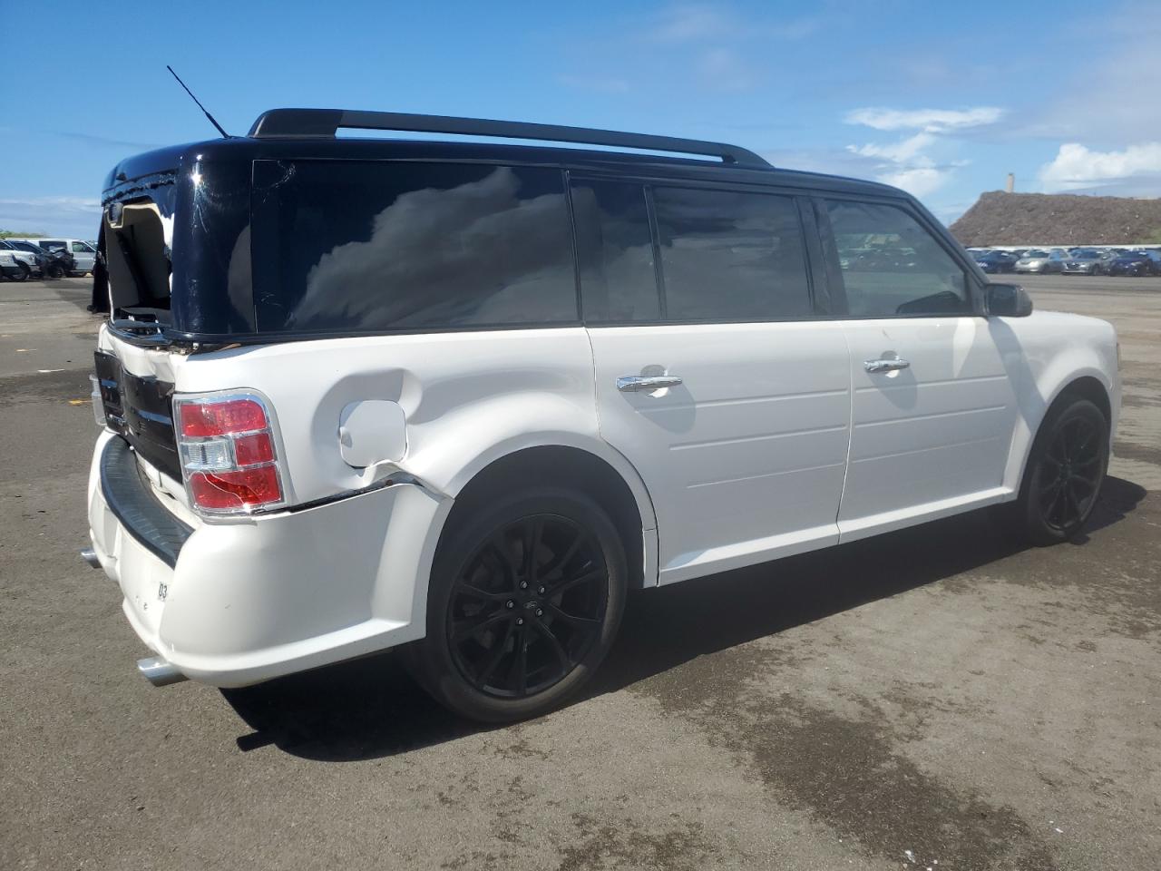 2019 Ford Flex VIN 2FMGK5D82KBA39451 Copart auction photo, rear end damage thumbnail 3