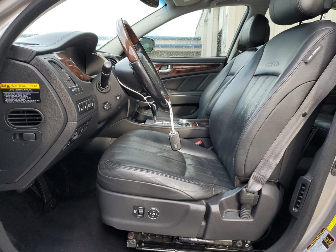 2013 Hyundai Equus VIN KMHGH4JHXDU060140 Copart auction photo, front end / minor dent/scratches damage thumbnail 7