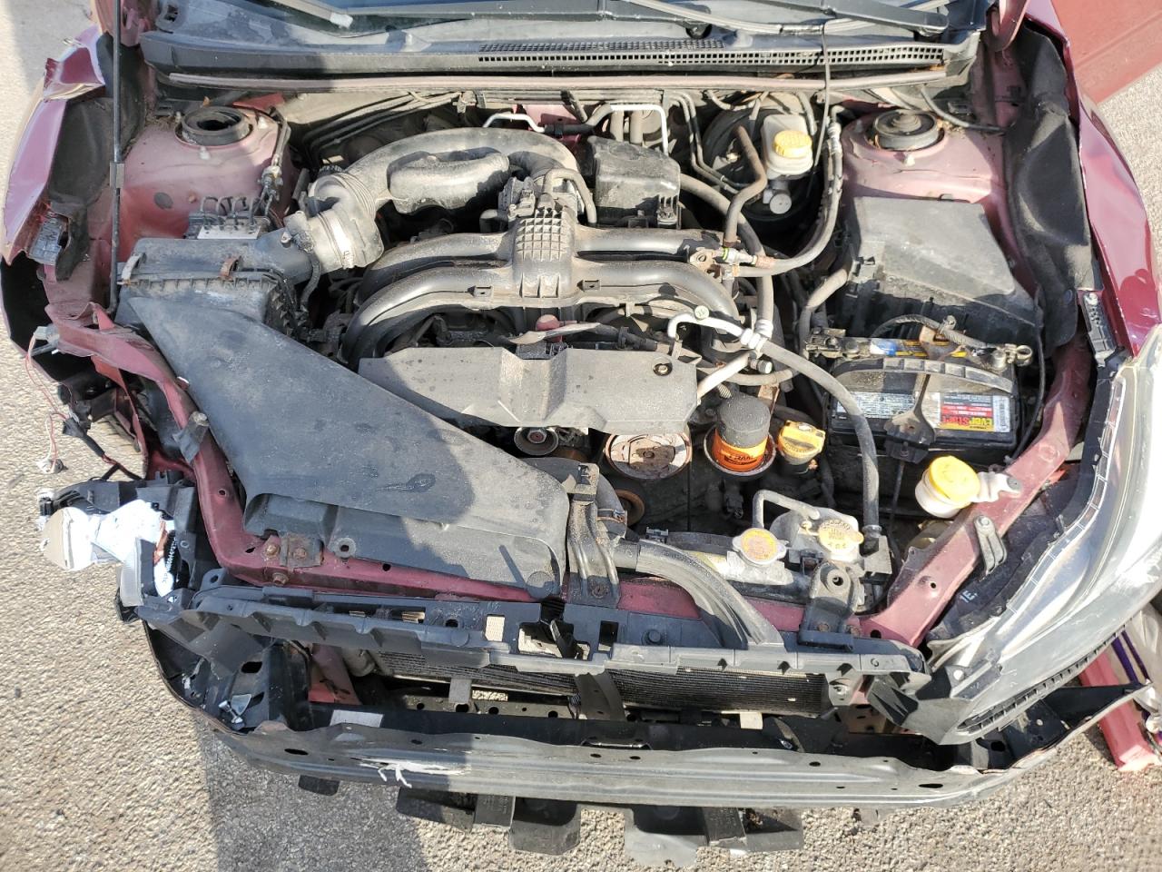 2012 Subaru Impreza VIN JF1GJAD67CH006101 Copart auction photo, front end / side damage thumbnail 13