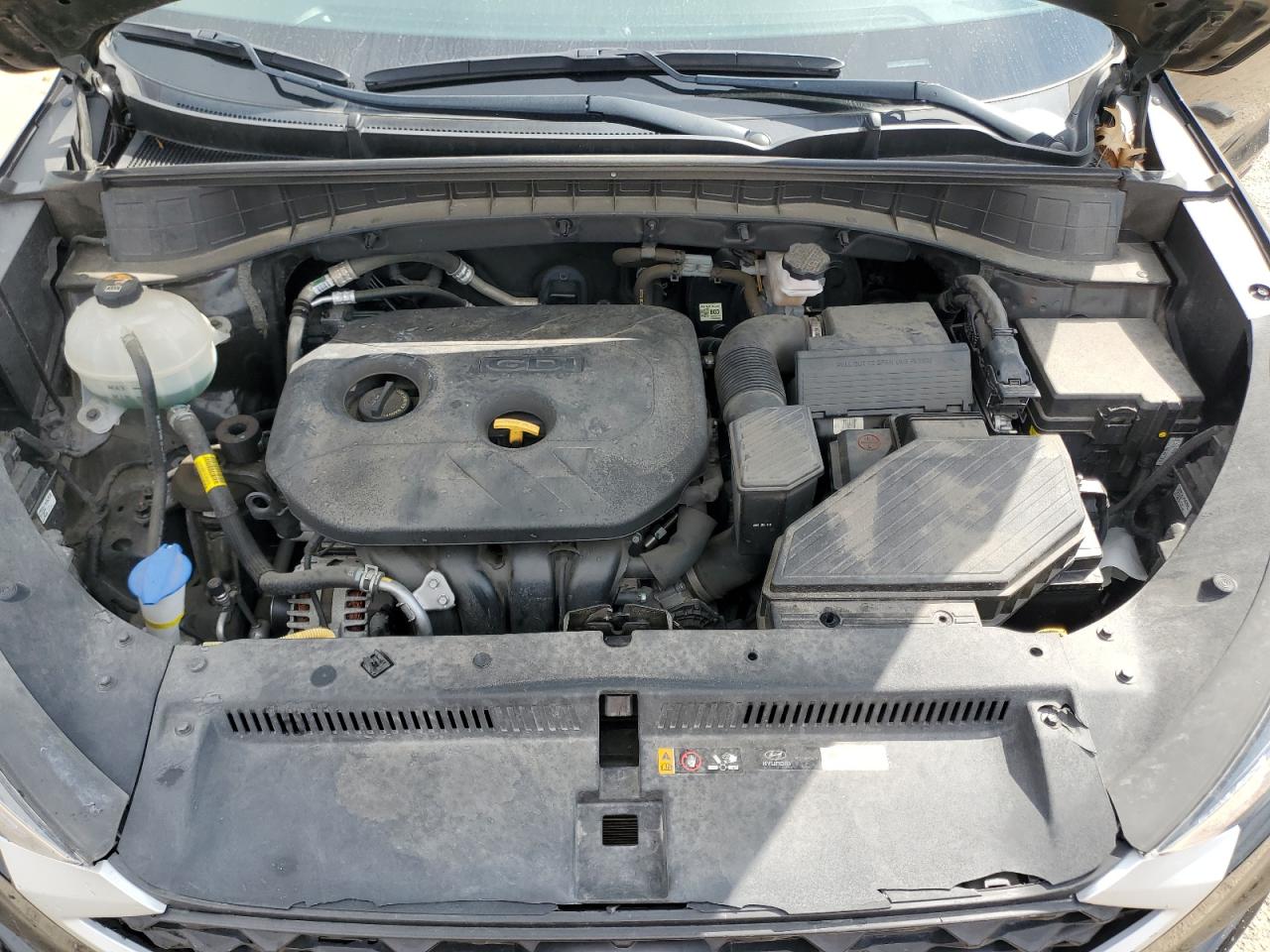 2020 Hyundai Tucson VIN KM8J33A4XLU141486 Copart auction photo, rear end / front end damage thumbnail 12