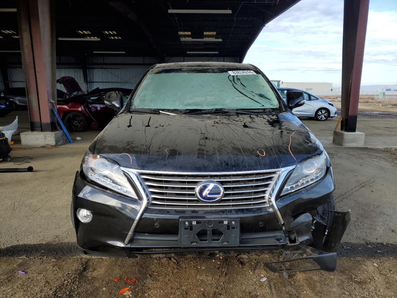 2015 Lexus RX VIN 2T2ZB1BA3FC002154 Copart auction photo, undercarriage / front end damage thumbnail 5