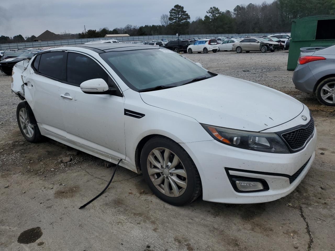 2015 KIA Optima VIN 5XXGN4A79FG498287 Copart auction photo, rear end / side damage thumbnail 4