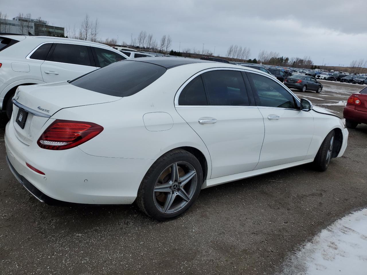2018 Mercedes-Benz E-klasse VIN WDDZF6GB6JA387414 Copart auction photo, front end / undercarriage damage thumbnail 3