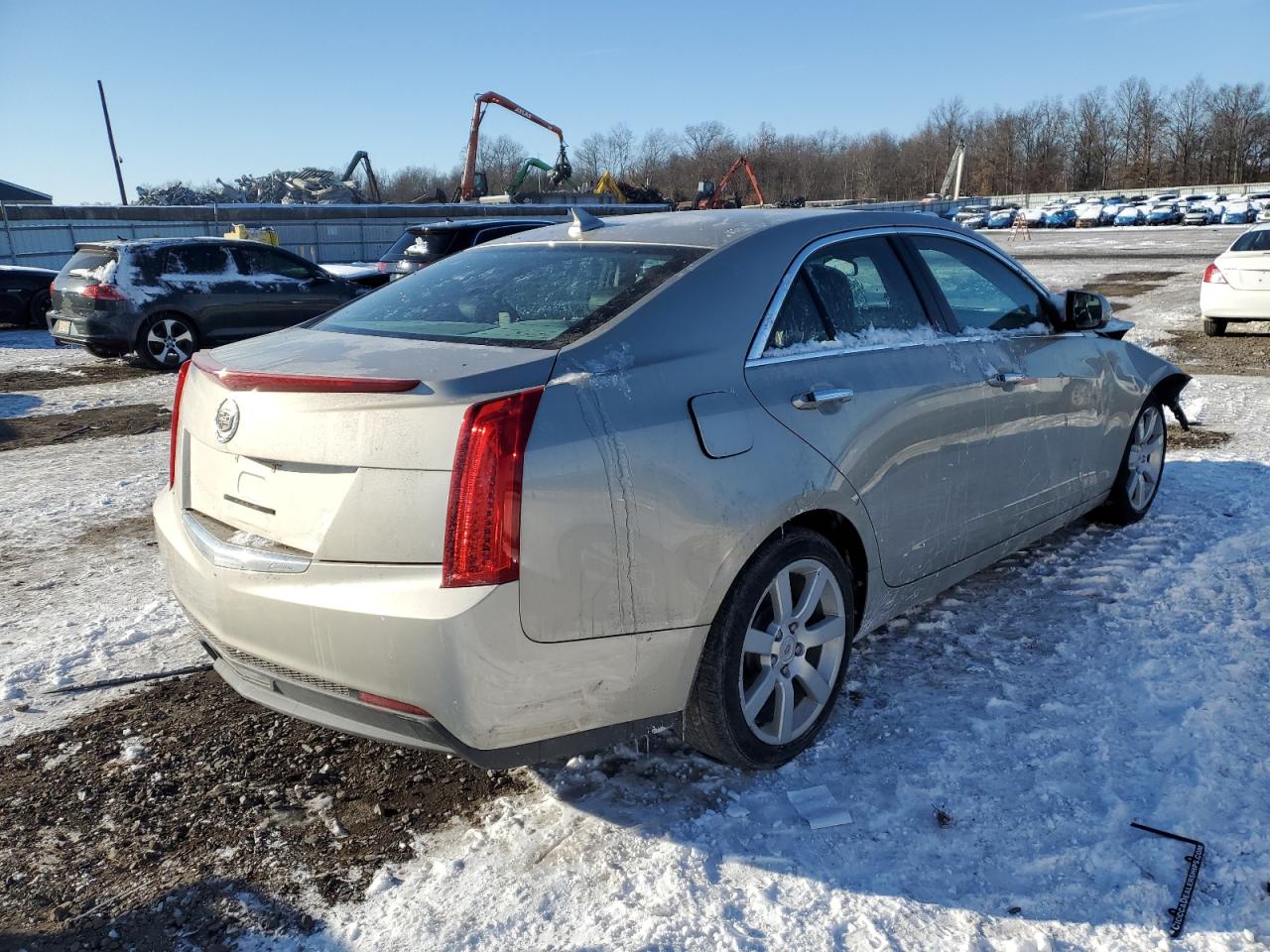 2013 Cadillac ATS VIN 1G6AA5RA0D0170569 Copart auction photo, front end damage thumbnail 3