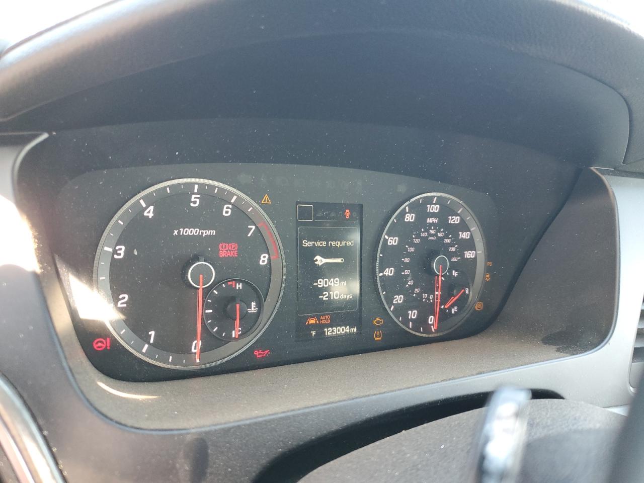 2015 Hyundai Sonata VIN 5NPE34AB1FH063494 Copart auction photo, front end / side damage thumbnail 9