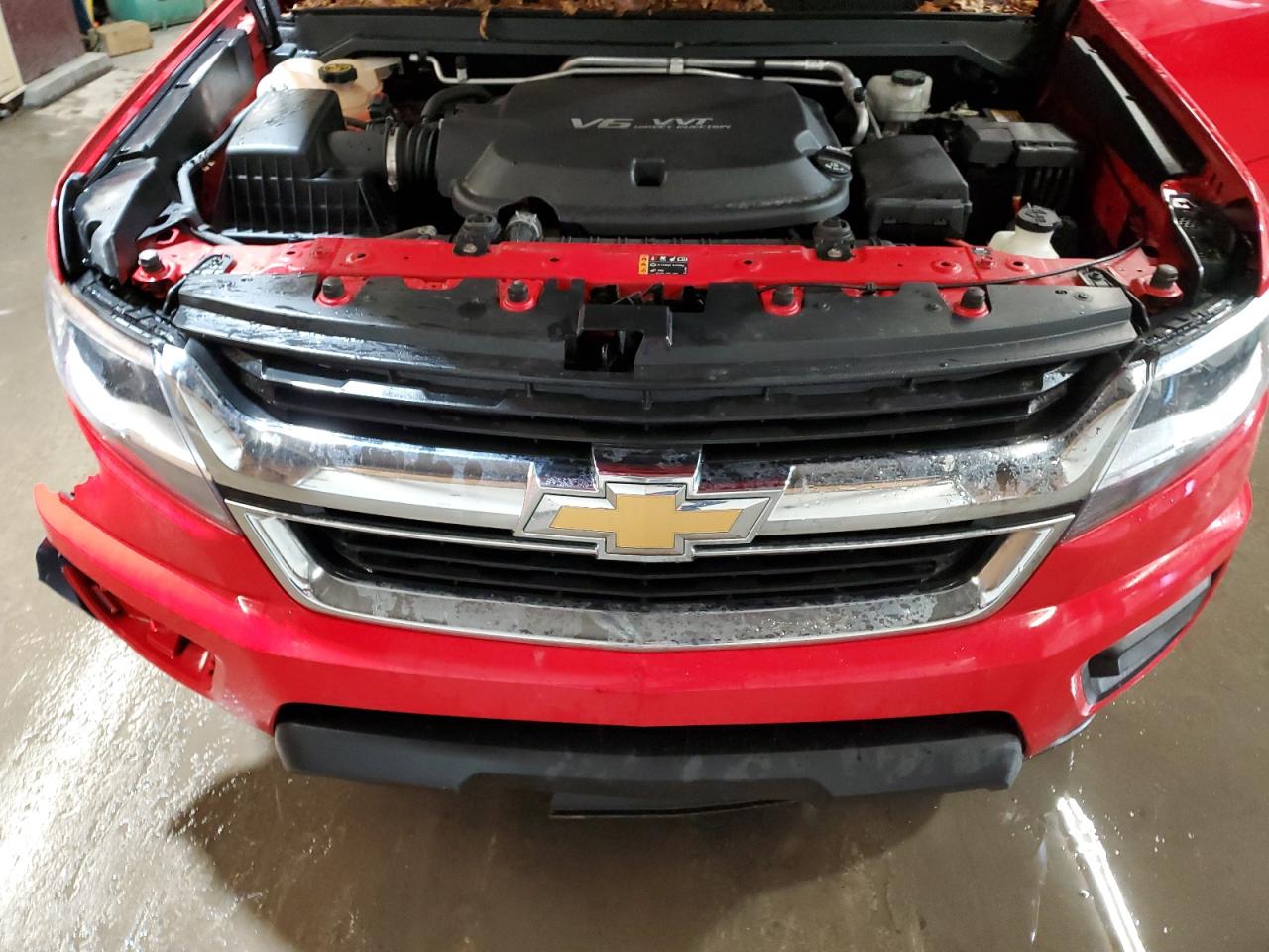 2018 Chevrolet Colorado VIN 1GCGTCEN7J1219125 Copart auction photo, side / front end damage thumbnail 11