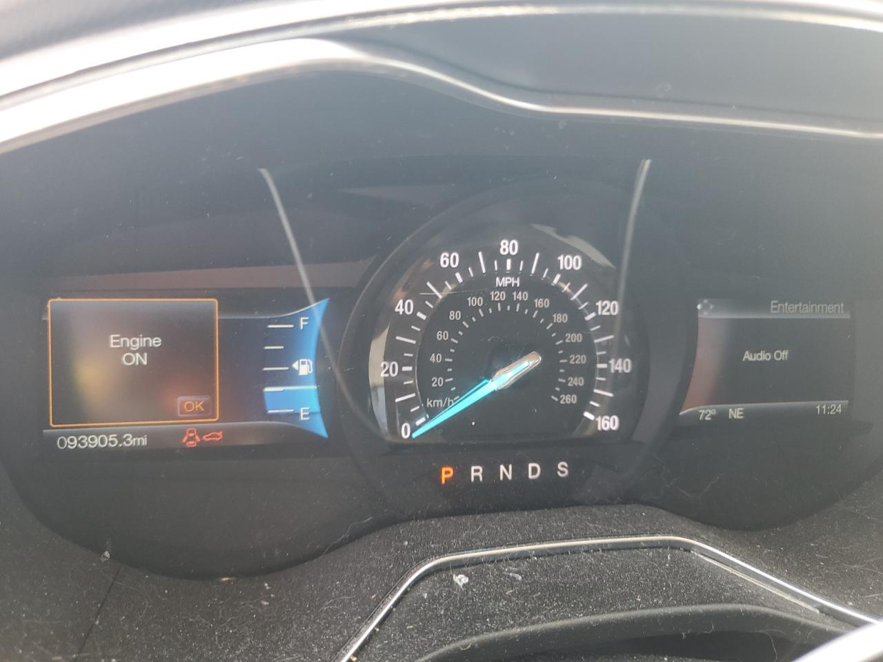 2016 Ford Fusion VIN 3FA6P0H77GR237382 Copart auction photo, top/roof / front end damage thumbnail 9