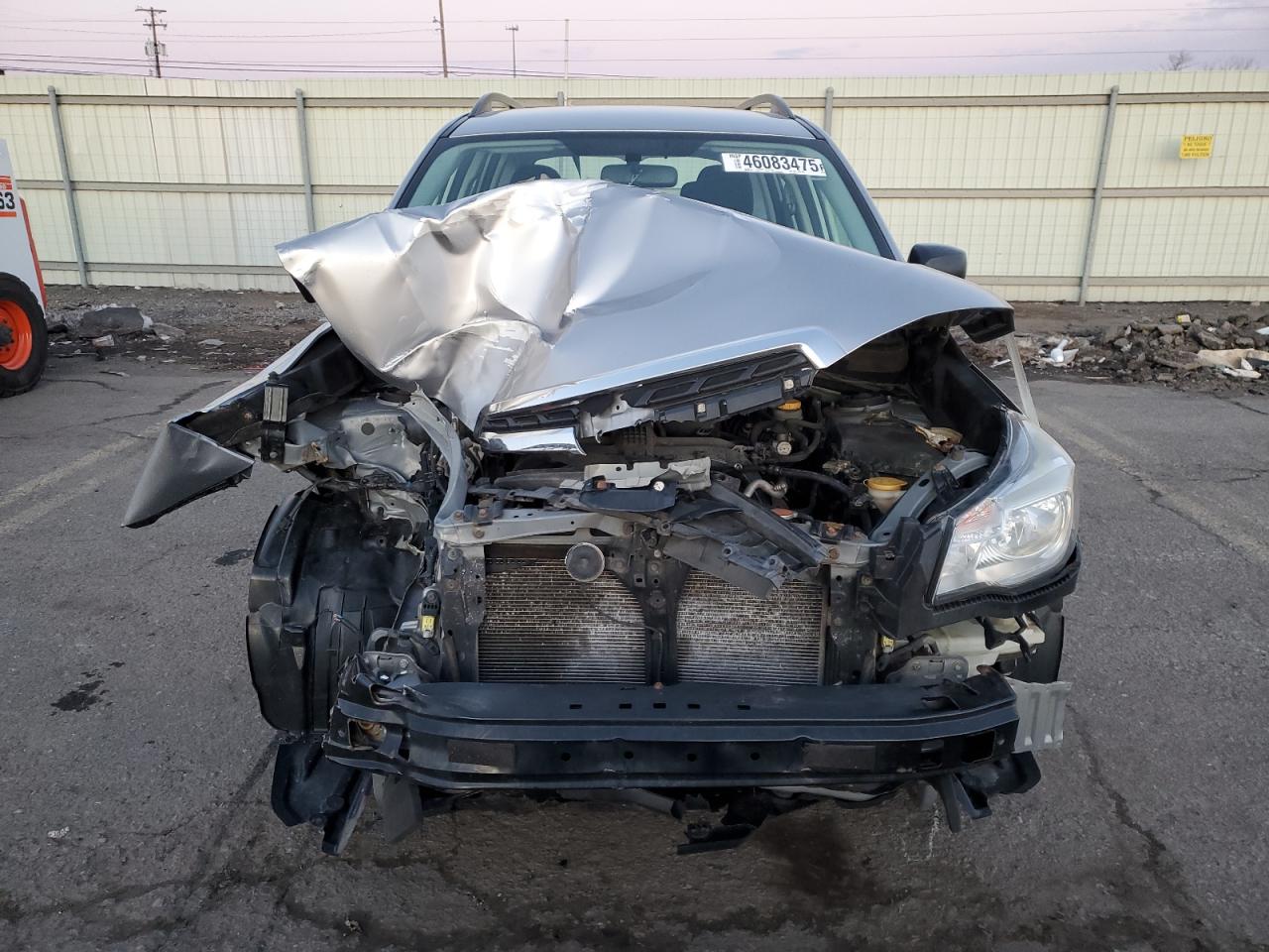 2017 Subaru Forester VIN JF2SJABC3HH537981 Copart auction photo, front end / side damage thumbnail 5