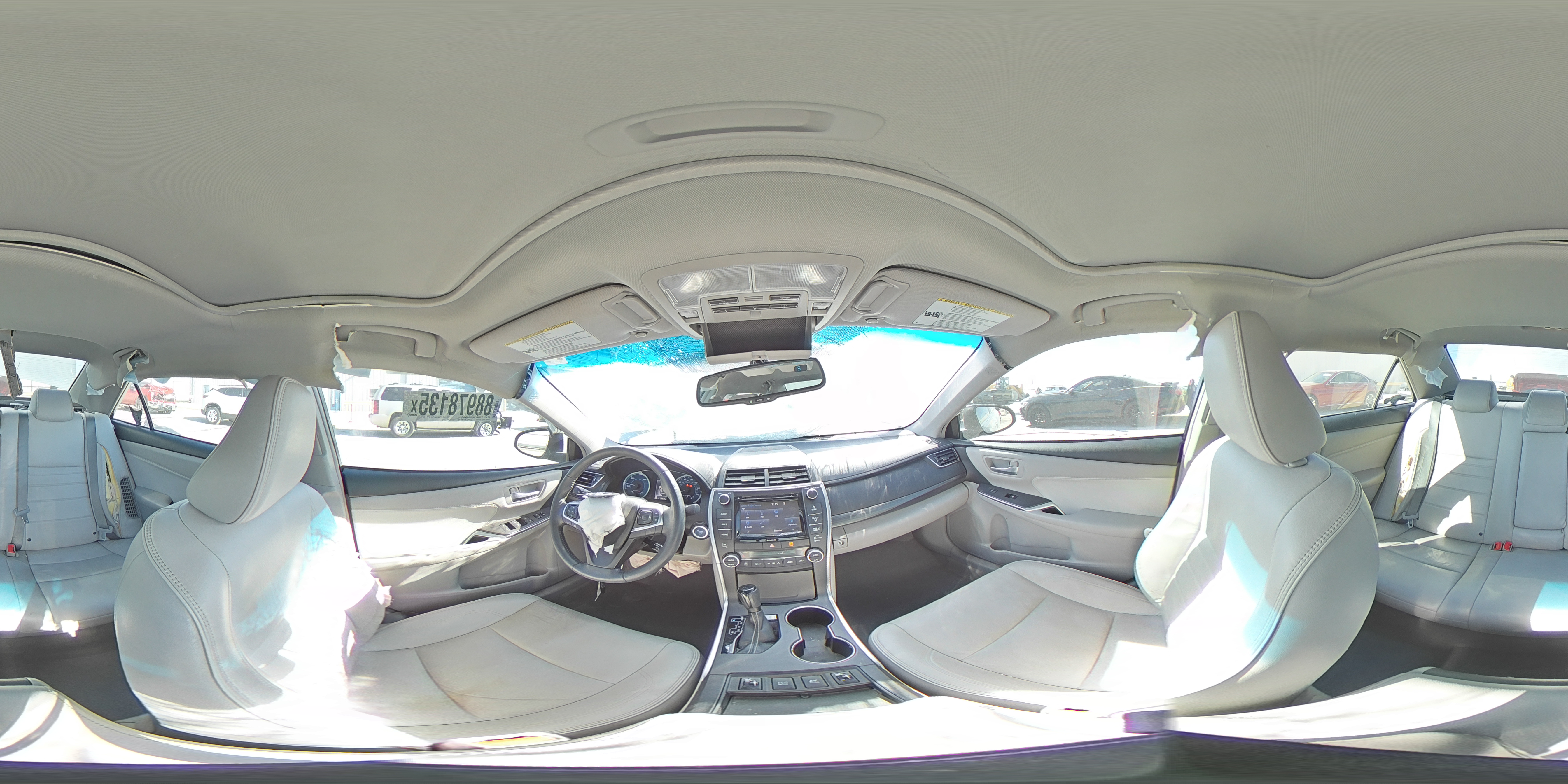 2016 Toyota Camry VIN 4T1BD1FK2GU198817 Copart auction photo, front end / top/roof damage thumbnail 15