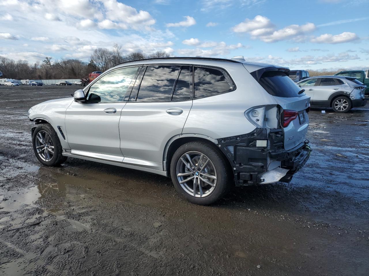 2021 BMW X3 VIN 5UXTY5C06M9G33278 Copart auction photo, all over damage thumbnail 2