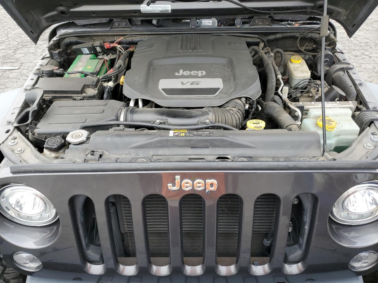 2017 Jeep Wrangler VIN 1C4BJWFG7HL500471 Copart auction photo, side damage thumbnail 12