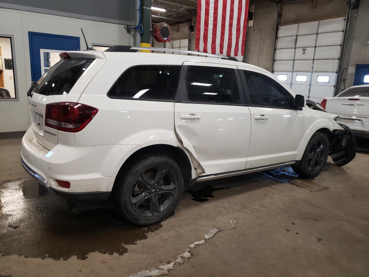 2018 Dodge Journey VIN 3C4PDCGG8JT512214 Copart auction photo, front end / side damage thumbnail 3