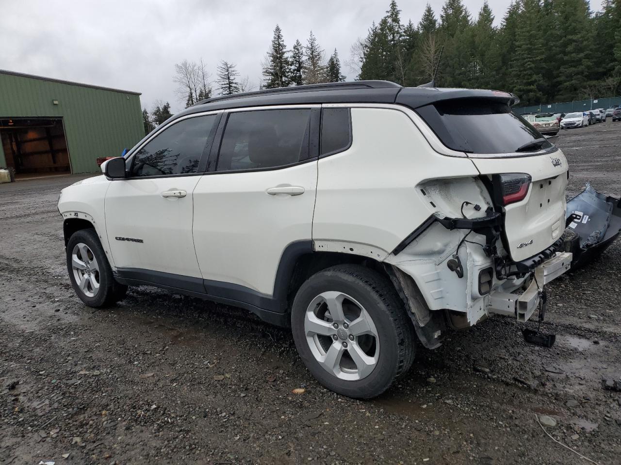 2020 Jeep Compass VIN 3C4NJDBB9LT115907 Copart auction photo, rear end damage thumbnail 2