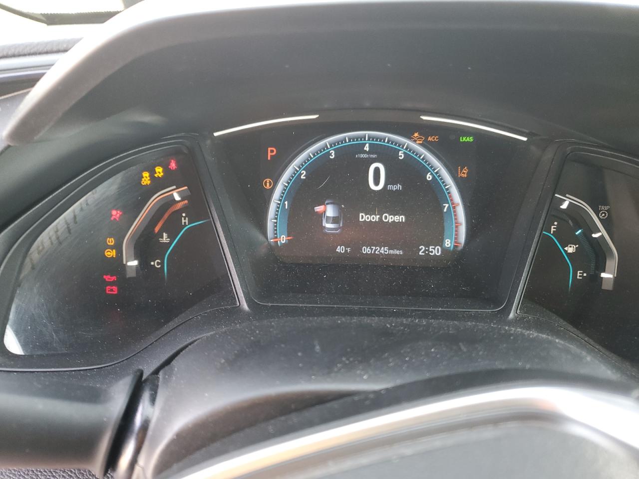 2019 Honda Civic VIN 2HGFC2F68KH505759 Copart auction photo, front end damage thumbnail 9