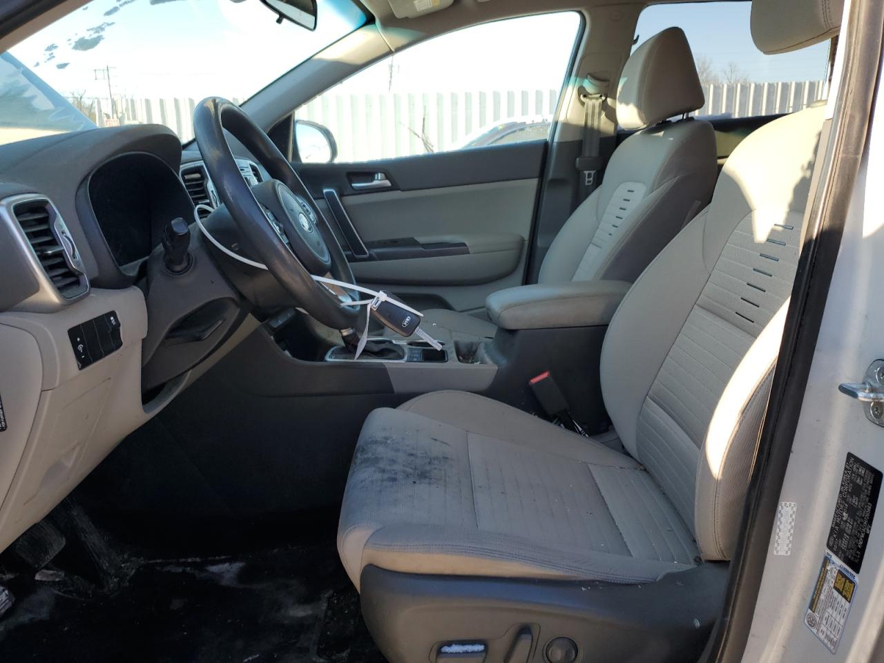 2017 KIA Sportage VIN KNDPMCAC0H7265663 Copart auction photo, front end / rear end damage thumbnail 7